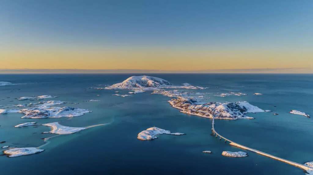 Sommarøy seen from above